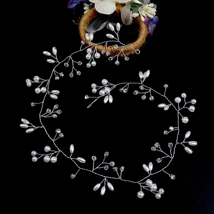 Ακρυλική κρυστάλλινη κουρτίνα για τα μαλλιά γιρλάντα σταγονομετρική χάντρα κλαδί κορδόνι Κρυστάλλινη χάντρα Διακοσμητικό πάρτι γάμου