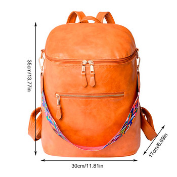 Нова чанта от изкуствена кожа с голям капацитет Кабриолетна раница Компютърна чанта Женска ученическа раница Дамски чанти Дизайнерски Mochilas
