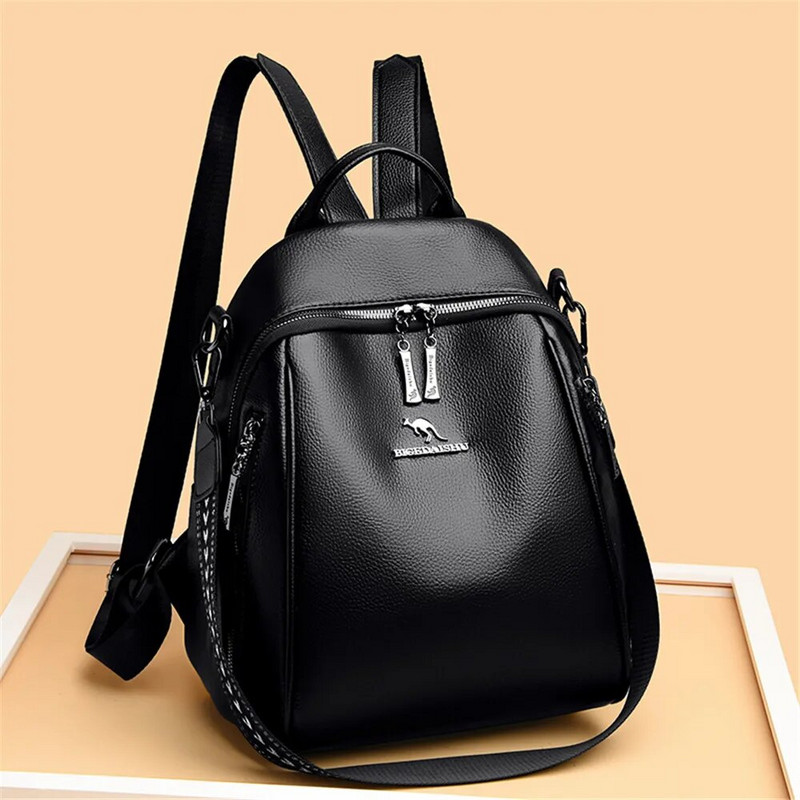 Μόδα αντικλεπτικά γυναικεία σακίδια πλάτης διάσημης μάρκας Υψηλής ποιότητας PU δερμάτινο σακίδιο ταξιδιού Γυναικείες τσάντες ώμου μεγάλης χωρητικότητας
