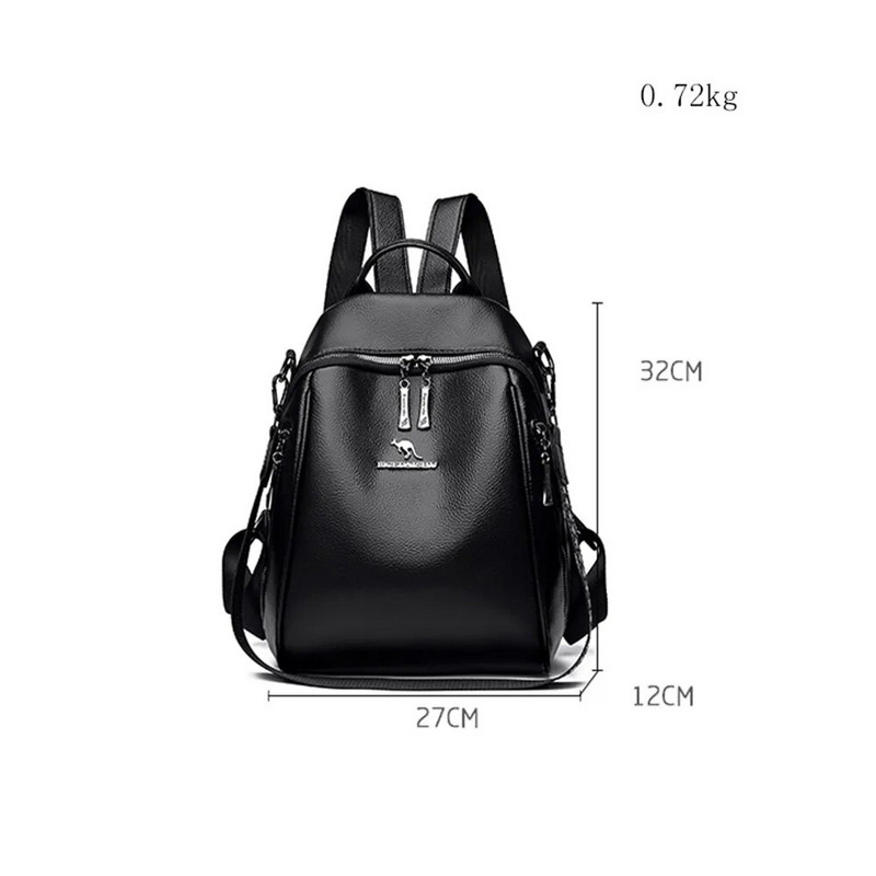 Μόδα αντικλεπτικά γυναικεία σακίδια πλάτης διάσημης μάρκας Υψηλής ποιότητας PU δερμάτινο σακίδιο ταξιδιού Γυναικείες τσάντες ώμου μεγάλης χωρητικότητας