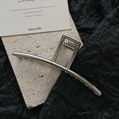 1 τμχ Γυναικείο ασημί χρώμα Μεταλλικά κλιπ μαλλιών Γυναικεία μαλλιά Μοντέρνα μαλλιά Νύχια φουρκέτες Μόδα αξεσουάρ μαλλιών Αξεσουάρ κεφαλής