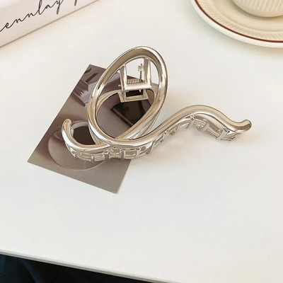 1 τμχ Γυναικείο ασημί χρώμα Μεταλλικά κλιπ μαλλιών Γυναικεία μαλλιά Μοντέρνα μαλλιά Νύχια φουρκέτες Μόδα αξεσουάρ μαλλιών Αξεσουάρ κεφαλής