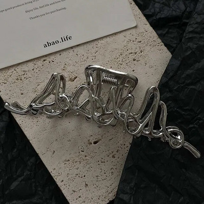 1 τμχ Γυναικείο ασημί χρώμα Μεταλλικά κλιπ μαλλιών Γυναικεία μαλλιά Μοντέρνα μαλλιά Νύχια φουρκέτες Μόδα αξεσουάρ μαλλιών Αξεσουάρ κεφαλής