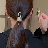 Корейска минималистична метална щипка за коса с конска опашка Висококачествени нокти за коса за жени Персонализирани модни аксесоари за коса Женски