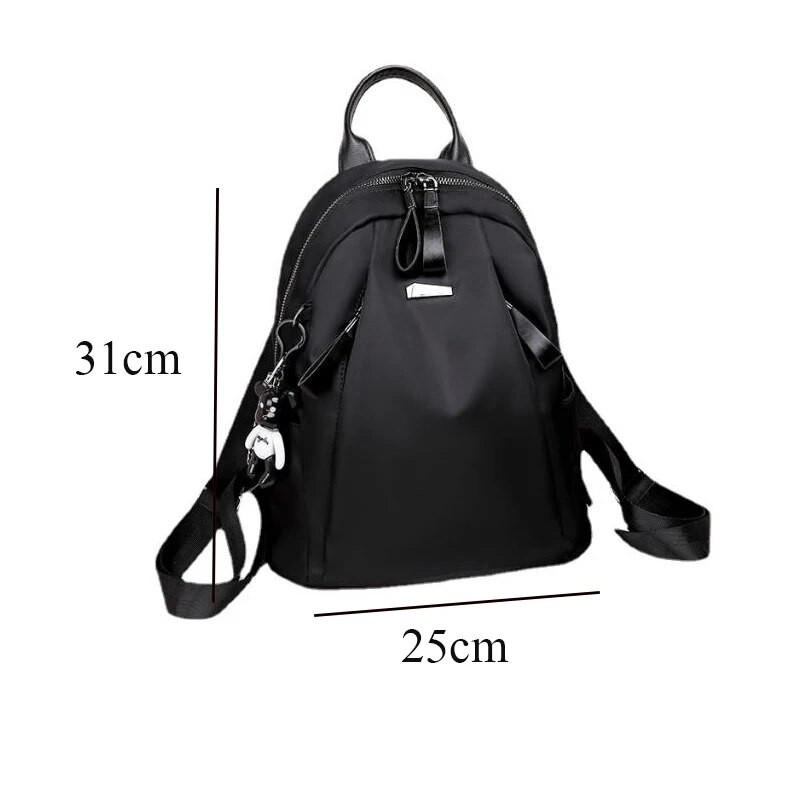 Нови раници с голям капацитет Стил Ежедневни Mochila Travel Дамска раница против кражба Водоустойчива материя Голяма дамска чанта през рамо