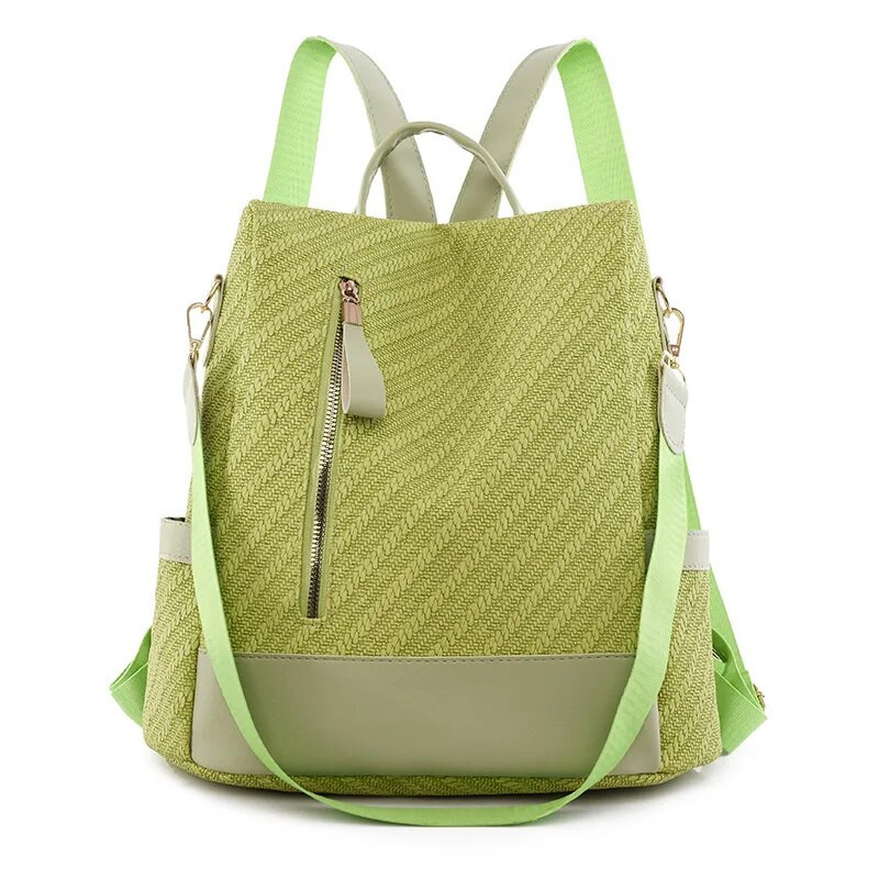 Дамска раница 2023 Нова чанта против кражба Голяма вместимост Раница за пътуване на открито Раница за свободното време с двойно предназначение