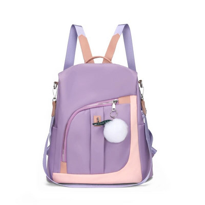 Γυναικείο σακίδιο πλάτης με πάνελ υψηλής ποιότητας Oxford υφασμάτινο 2022 Νέο γυναικείο αντικλεπτικό σακίδιο πλάτης Μόδα φοιτητική τσάντα Bolso Mujer