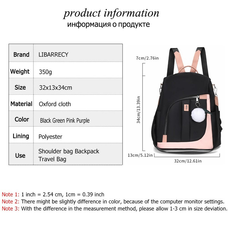 Γυναικείο σακίδιο πλάτης με πάνελ υψηλής ποιότητας Oxford υφασμάτινο 2022 Νέο γυναικείο αντικλεπτικό σακίδιο πλάτης Μόδα φοιτητική τσάντα Bolso Mujer