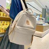 JULYCCINO Jednostavan jednobojni ruksak za ruke Ženska najlonska vodootporna studentska torba Dječačka fakultetska školska torba Slatki ruksak za tinejdžerice