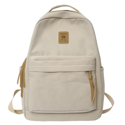 JULYCCINO Jednostavan jednobojni ruksak za ruke Ženska najlonska vodootporna studentska torba Dječačka fakultetska školska torba Slatki ruksak za tinejdžerice