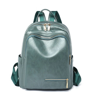 Γυναικείο δερμάτινο σακίδιο πλάτης designer Style Υψηλής ποιότητας ρετρό μονόχρωμο σχολικές τσάντες casual γυναικεία τσάντα πλάτης