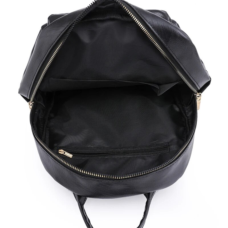 Γυναικείο δερμάτινο σακίδιο πλάτης designer Style Υψηλής ποιότητας ρετρό μονόχρωμο σχολικές τσάντες casual γυναικεία τσάντα πλάτης