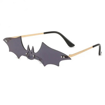 Модни слънчеви очила с форма на прилеп за 2023 г. Ретро унисекс трендови очила Oculos De Sol Сенници за пътуване с пеперуди UV400 Слънчеви очила