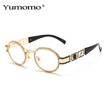 Fashion Oval Diamond γυαλιά ηλίου Νέα γυναικεία ανδρικά πολυτελή στρας αποχρώσεις ηλίου γυαλιά ντεγκραντέ Γυαλιά φακού Γυναικεία γυαλιά οράσεως UV400