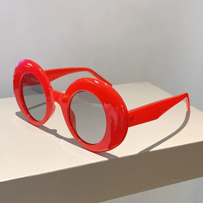 KAMMPT vanad ümmargused päikeseprillid naistele 2023, uus mood Candy Color Outdoor Rannavarjud Trendikad Ins Brand Designer UV400 prillid