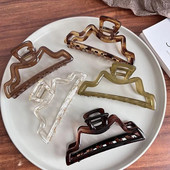 Moda jednostavna korejska geometrija valovita kopča za kosu ukosnica 2023 Trendy Design Personality Retro ženska pokrivala za glavu s kandžama za kosu Veleprodaja