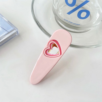 Moderns acetāta dobs sirds haizivs matu spīļskava sievietēm, meitenēm temperaments Vasaras zirgaste matu sprādzes matu aksesuāri