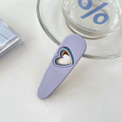 Moderns acetāta dobs sirds haizivs matu spīļskava sievietēm, meitenēm temperaments Vasaras zirgaste matu sprādzes matu aksesuāri