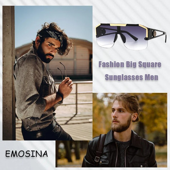 2021 Мъжки модни слънчеви очила Големи квадратни ретро маркови слънчеви очила Модерни очила за шофиране на открито UV400 на едро