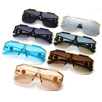 Ανδρικά γυαλιά ηλίου μόδας 2021 Υπερμεγέθη τετράγωνα Vintage επώνυμα γυαλιά ηλίου Μοντέρνα οδήγηση σε εξωτερικούς χώρους γυαλιά ηλίου UV400 Χονδρική