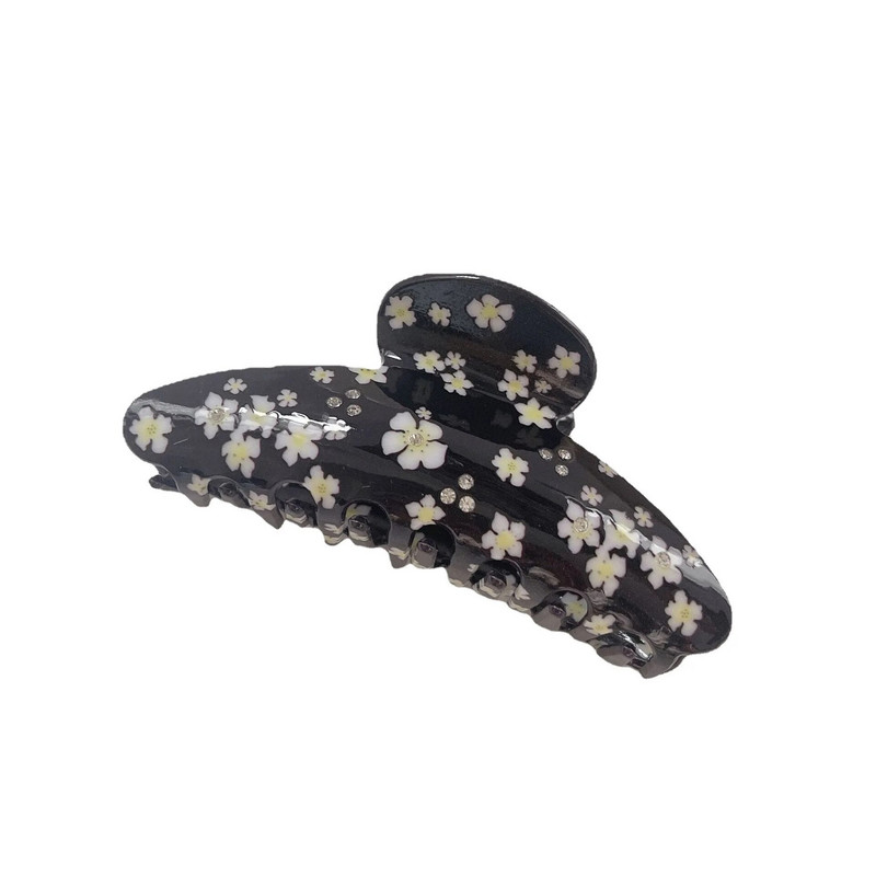 Uus Korea moekujuline 10,5 cm karikakra lillega juukseklambriga küünis armsatele tüdrukutele äädikhappega haiklambriga juukseaksessuaar