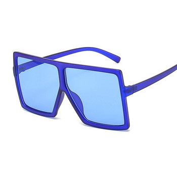 Големи сенки Слънчеви очила Дамски розови модни квадратни очила Слънчеви очила с голяма рамка Женски ретро ретро унисекс Oculos Feminino