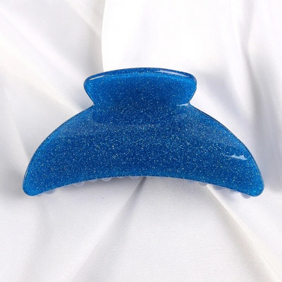 HANGZHI Jelly Color Gheare de păr acrilice Retro Frosted Rechin Clip de păr Accesorii de păr la modă pentru femei Accesorii pentru cap de baie vara 2022