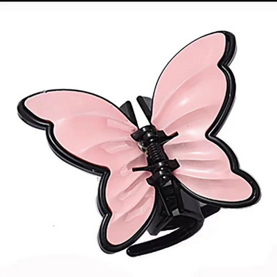 Μοντέρνο μονόχρωμο ακρυλικό κλιπ για γυναικεία καβούρια, πλαστικά αξεσουάρ για φουρκέτα από καρχαρία με αλογοουρά