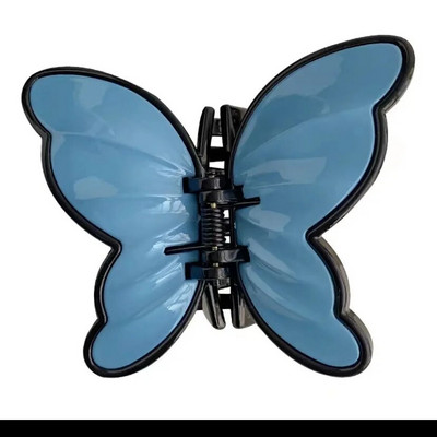 Μοντέρνο μονόχρωμο ακρυλικό κλιπ για γυναικεία καβούρια, πλαστικά αξεσουάρ για φουρκέτα από καρχαρία με αλογοουρά