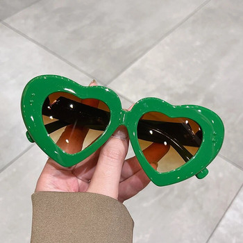 2023 Нова мода ретро слънчеви очила във формата на сърце Женски парти сенници Маркови дизайнерски индивидуални очила Lady Cat Eye Gafas UV400