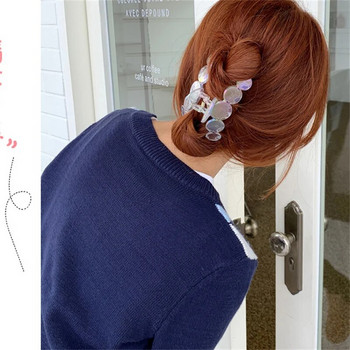 Κομψό γοργόνα, πολύχρωμα κορεάτικα χαριτωμένα γλυκά κλιπ μαλλιών για γυναίκες Αξεσουάρ μαλλιών με φουρκέτα 2022 Νέα μοντέρνα