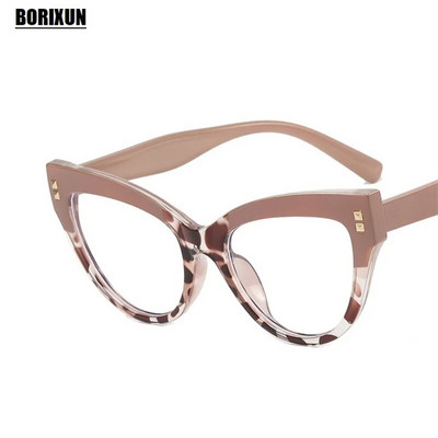 Νέα μόδα γυναικεία επώνυμα επώνυμα γυαλιά σχεδιαστών για γυναικείες ρετρό διακοσμητικό πλαίσιο με καρφιτσωμένο μάτι γάτας Clear reading Υπολογιστής κορυφαίας ποιότητας
