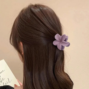 Κλιπ μαλλιών λουλούδι Νύχια για γυναίκες Κορεάτικα γλυκά κορίτσια Μασίφ καβούρι μαλλιά νύχια αλογοουρά Μοντέρνα αξεσουάρ κεφαλής φουρκέτας Barrette