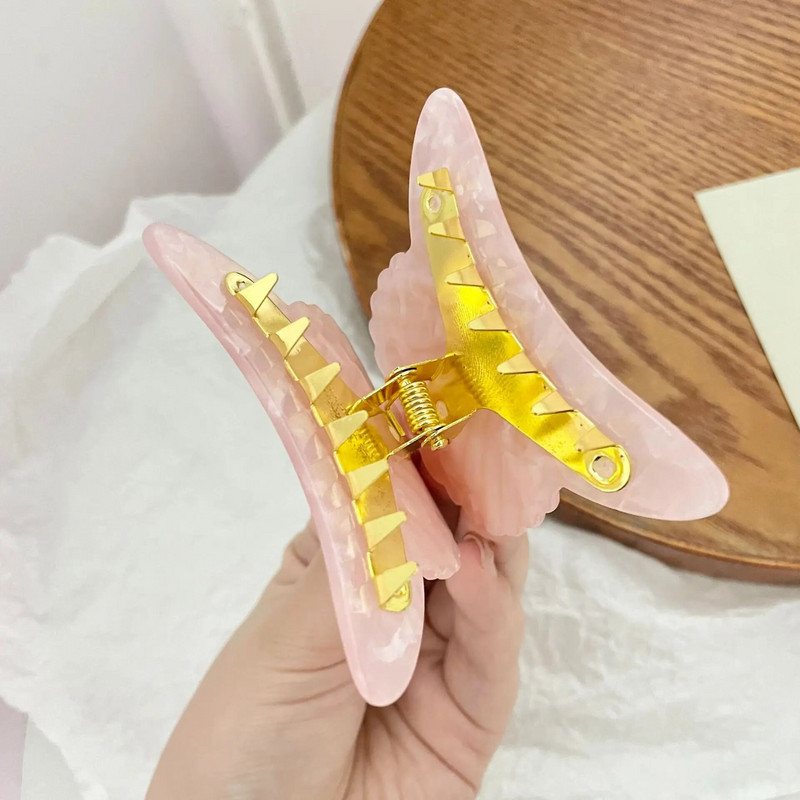 Vânzare la modă Ins, 7,4 cm, cu gheare pentru clemă de păr, pentru fete elegante, accesorii pentru păr cu rechin acid acetic