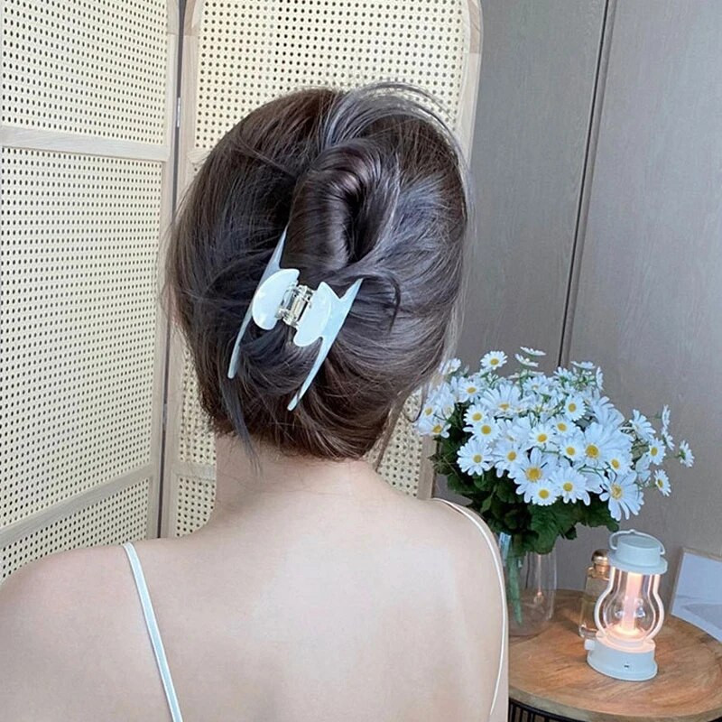 2022, retro, 12 cm, acid acetic, buline, agrafe mari pentru gheare de păr, accesorii de păr la modă simplă europeană, pentru femei, fete, cadou