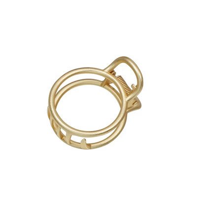 ZOSHI Femei Fete Gheare de păr geometrice de culoare aurie Păr din metal Crab Star Love Clip pentru gheare de păr în formă de inimă Accesorii de păr la modă