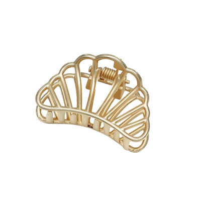 ZOSHI Femei Fete Gheare de păr geometrice de culoare aurie Păr din metal Crab Star Love Clip pentru gheare de păr în formă de inimă Accesorii de păr la modă