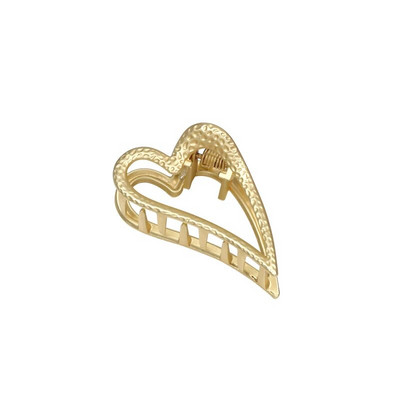 ZOSHI Femei Fete Gheare de păr geometrice de culoare aurie Păr din metal Crab Star Love Clip pentru gheare de păr în formă de inimă Accesorii de păr la modă