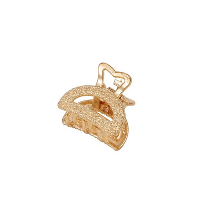 ZOSHI Femei Fete Gheare de păr geometrice de culoare aurie Păr din metal Crab Star Love Clip pentru gheare de păr în formă de inimă Accesorii de păr la modă
