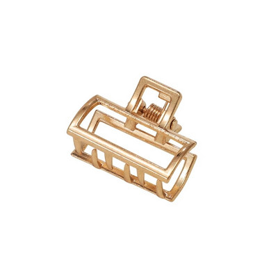 ZOSHI Femei Fete Gheare de păr geometrice de culoare aurie Păr din metal Crab Star Love Clip pentru gheare de păr în formă de inimă Accesorii de păr la modă