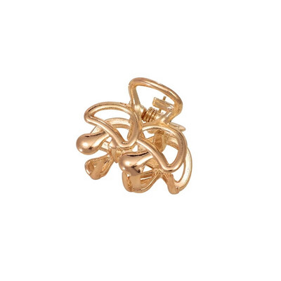 ZOSHI Femei Fete Gheare de păr geometrice de culoare aurie Păr din metal Crab Star Love Clip pentru gheare de păr în formă de inimă Accesorii de păr la modă
