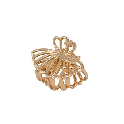 ZOSHI Femei Fete Gheare de păr geometrice de culoare aurie Păr din metal Crab Star Love Clip pentru gheare de păr în formă de inimă Accesorii de păr la modă