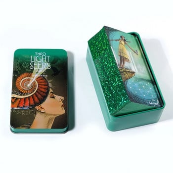 Νέα κάρτα αναβάθμισης Edge Tarot Oracle Cards 78 Cards Tin Metal Box Party Προσωπική ψυχαγωγία Γυναικεία κορίτσια Παιχνίδι με κάρτες 23 στυλ