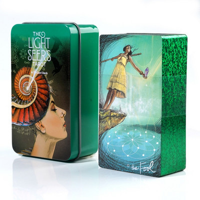 Νέα κάρτα αναβάθμισης Edge Tarot Oracle Cards 78 Cards Tin Metal Box Party Προσωπική ψυχαγωγία Γυναικεία κορίτσια Παιχνίδι με κάρτες 23 στυλ