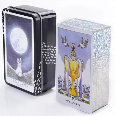 Uus täienduskaart Edge Tarot Oracle kaardid 78 kaarti plekist metallkarbis pidu isiklik meelelahutus naiste tüdrukute kaardimäng 23 stiilis
