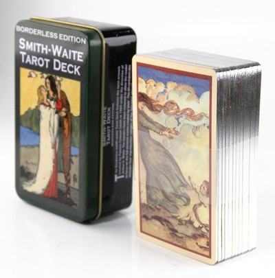 Uus täienduskaart Edge Tarot Oracle kaardid 78 kaarti plekist metallkarbis pidu isiklik meelelahutus naiste tüdrukute kaardimäng 23 stiilis