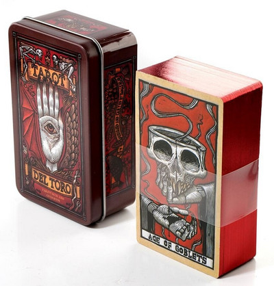 Uus täienduskaart Edge Tarot Oracle kaardid 78 kaarti plekist metallkarbis pidu isiklik meelelahutus naiste tüdrukute kaardimäng 23 stiilis