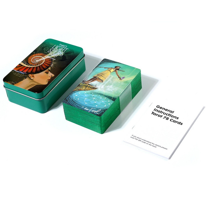 Uus täienduskaart Edge Tarot Oracle kaardid 78 kaarti plekist metallkarbis pidu isiklik meelelahutus naiste tüdrukute kaardimäng 23 stiilis