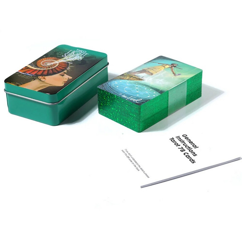 Uus täienduskaart Edge Tarot Oracle kaardid 78 kaarti plekist metallkarbis pidu isiklik meelelahutus naiste tüdrukute kaardimäng 23 stiilis