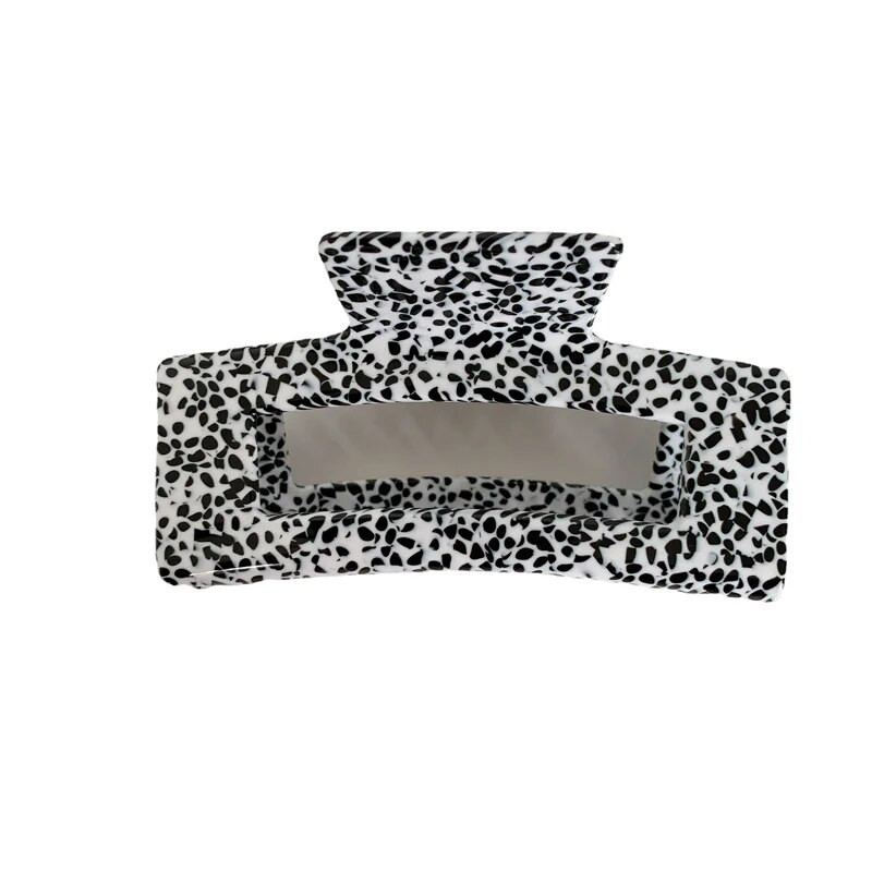Agrafe de păr coreeană de dimensiuni mari de 10,5 cm, leopard, acrilic, coajă de țestoasă, gheare de păr cu acid acetic pentru femei Accesorii pentru păr